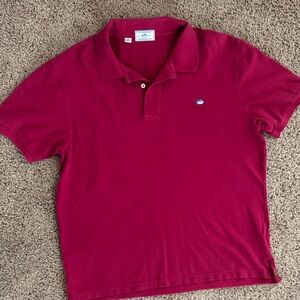Southern Tide Maroon Polo Shirt